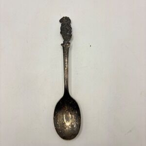 Vintage 1965 Kellogg's Tony the Tiger Silver Plated Cereal Spoon Mascot IS Plate